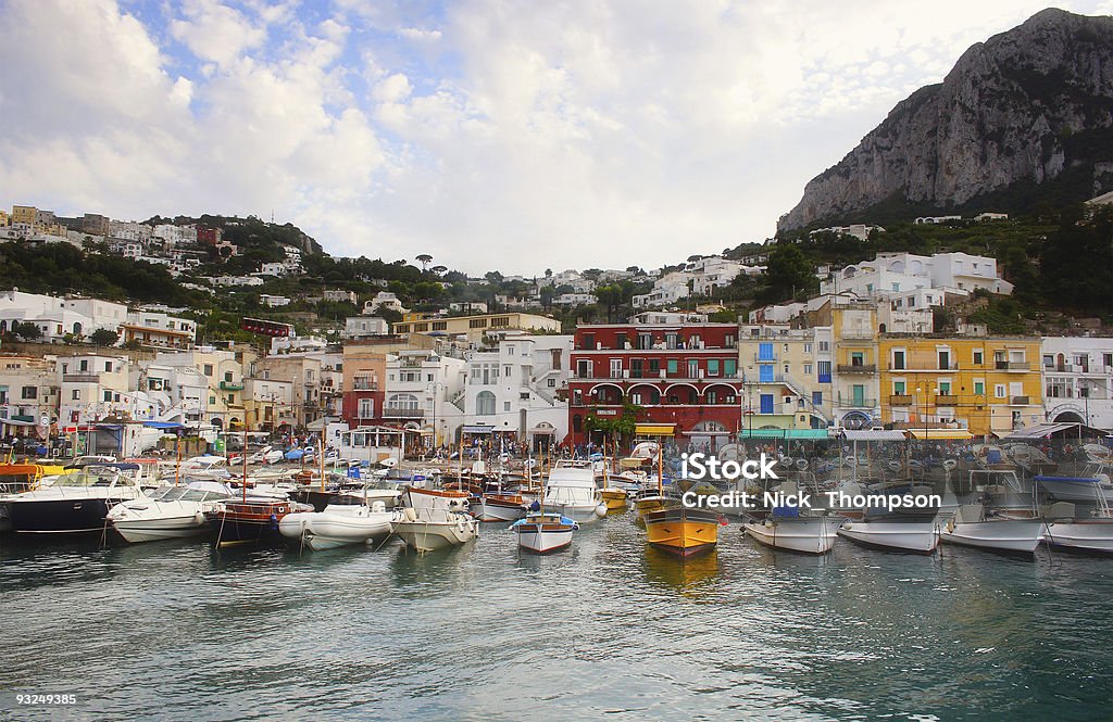 Boat on Capri island #1  Bay of Water Stock Photo