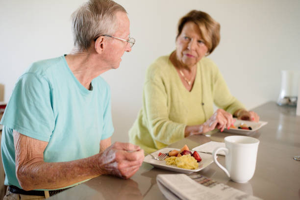 istock Senior Couple at home 932506710