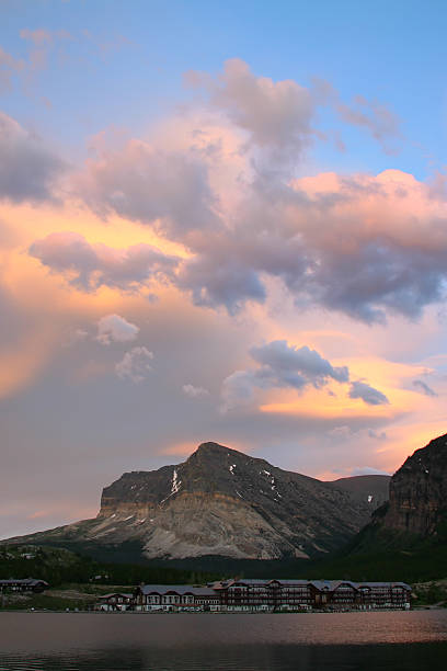 istock Many Glacier Lodge - Montana, USA 93250754