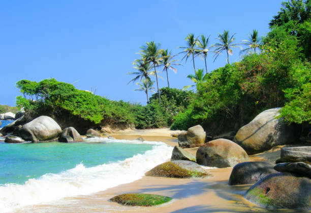 Beach and Coastline in Colombia