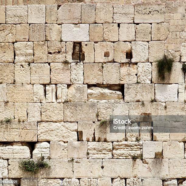 Foto de Muro De Ocidental e mais fotos de stock de Arenito - Arenito, Cidade Velha de Jerusalém, Fotografia - Imagem