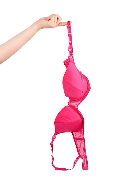 Pink bra stock photo