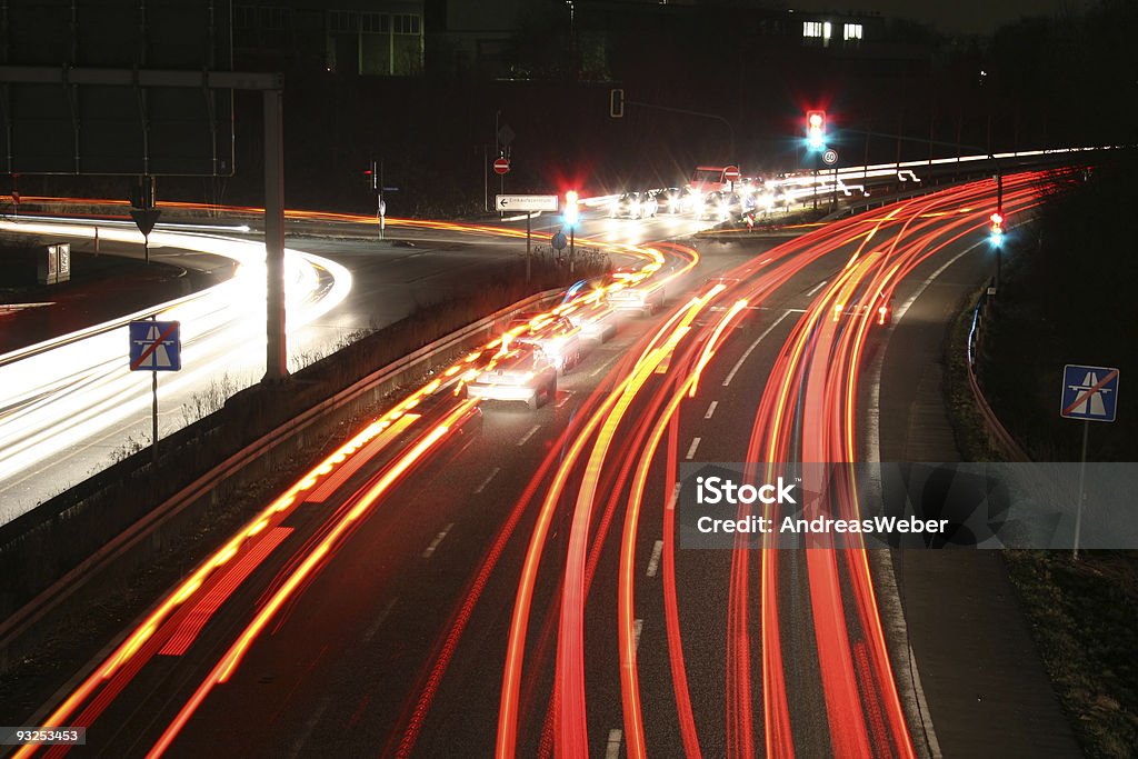 Street at night  Car Stock Photo