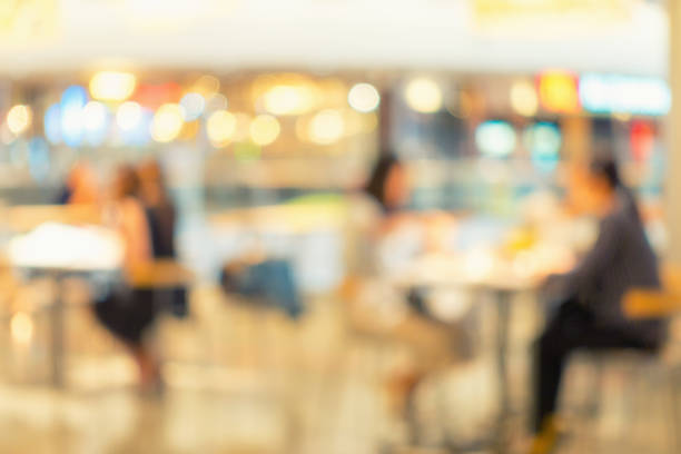 istock Abstract motion blurred in coffee cafe shop 932548972