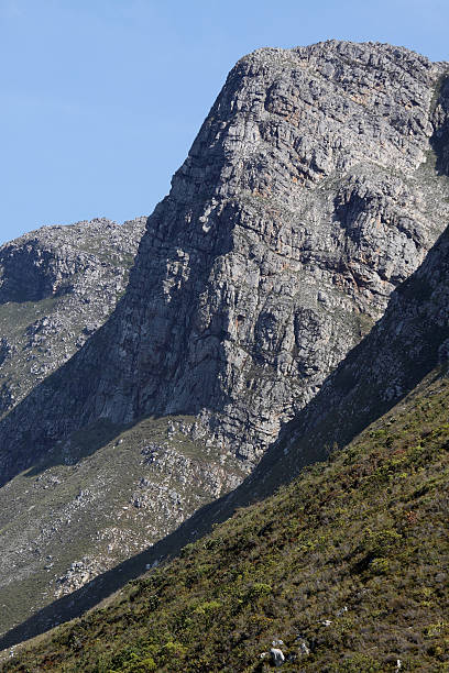 Overberg mountain slope stock photo