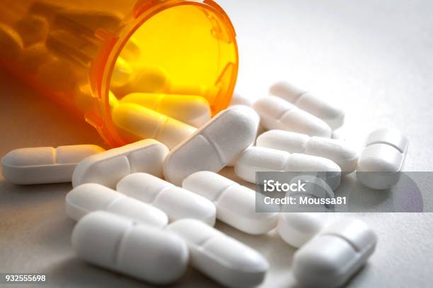 Hydrocodone Is An Analgesic Prescribed As Potent Pain Medication Stock Photo - Download Image Now