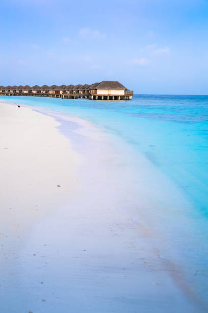 istock Beautiful beach and blue sea at Maldives 932560260
