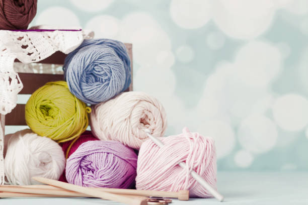istock knitting and crochet, wool and needles 932560412