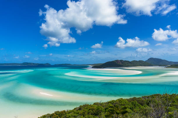 istock Whitsunday tropical island and Hill inlet lagoon 932563938