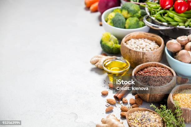 Concepto De Comida Sana Foto de stock y más banco de imágenes de Alimento - Alimento, Antioxidante, Arte