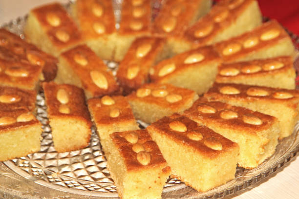 Turkish Dessert Sambali or Damascus Dessert (Sam Tatlisi)