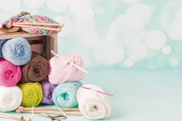istock knitting and crochet, wool and needles 932576338