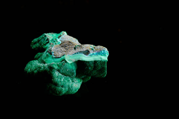 istock Copper mineral Malachite of Congo 932576952