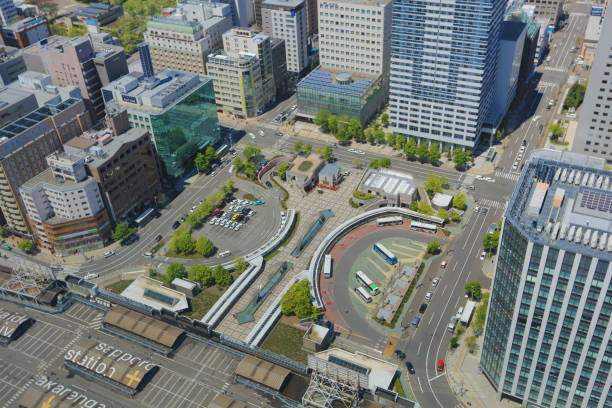 istock the Indoor Observation Deck view of  Sapporo 932583042