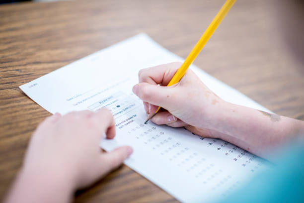 istock Close-Up Of Exam 932583176