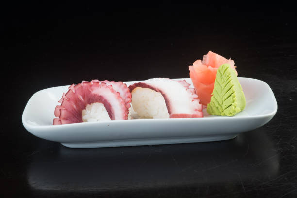 istock japanese food on background. 932597892