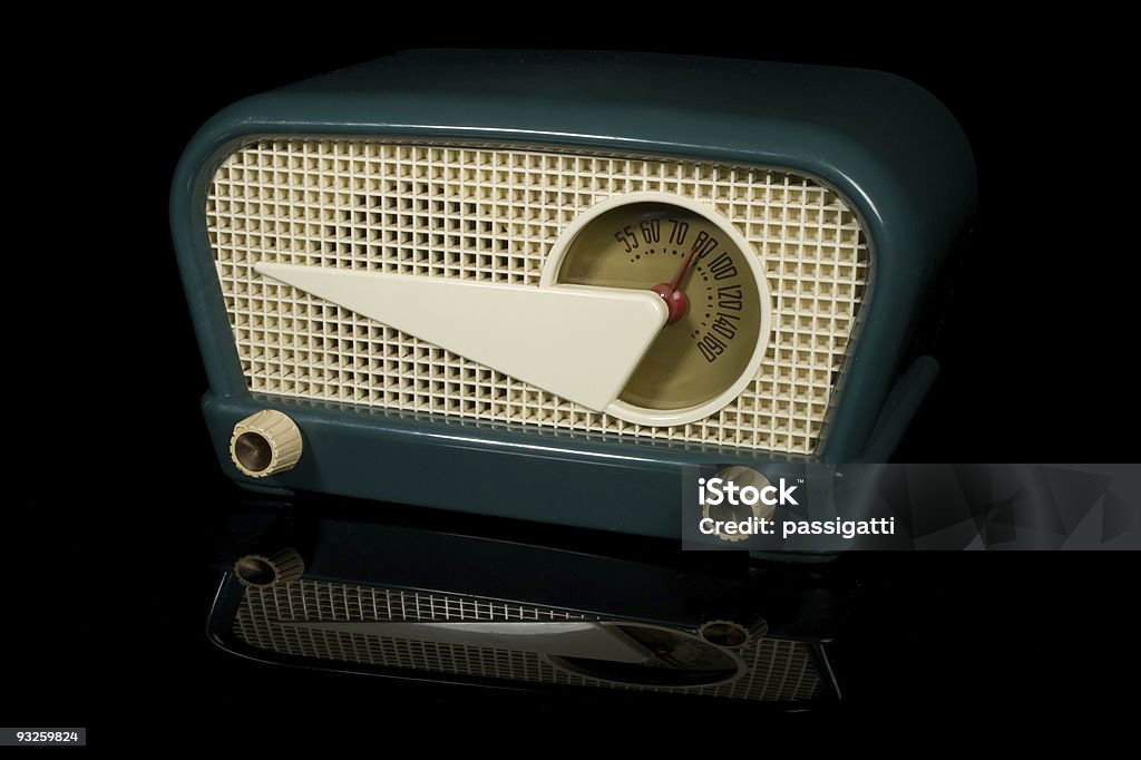 Retro-Vintage-Radio - Lizenzfrei Alt Stock-Foto