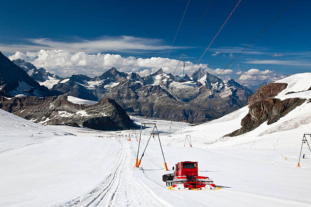 Zermatt Ski Resort stock photo