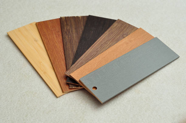 istock A swatch with different colors of wooden blinds 932601006