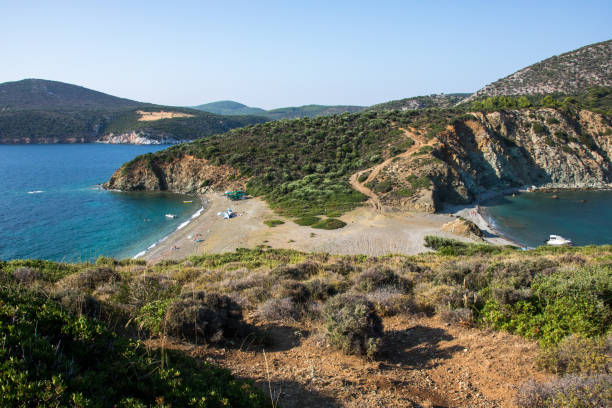 istock Lemos beach on Greek peninsula Sithonia 932609366