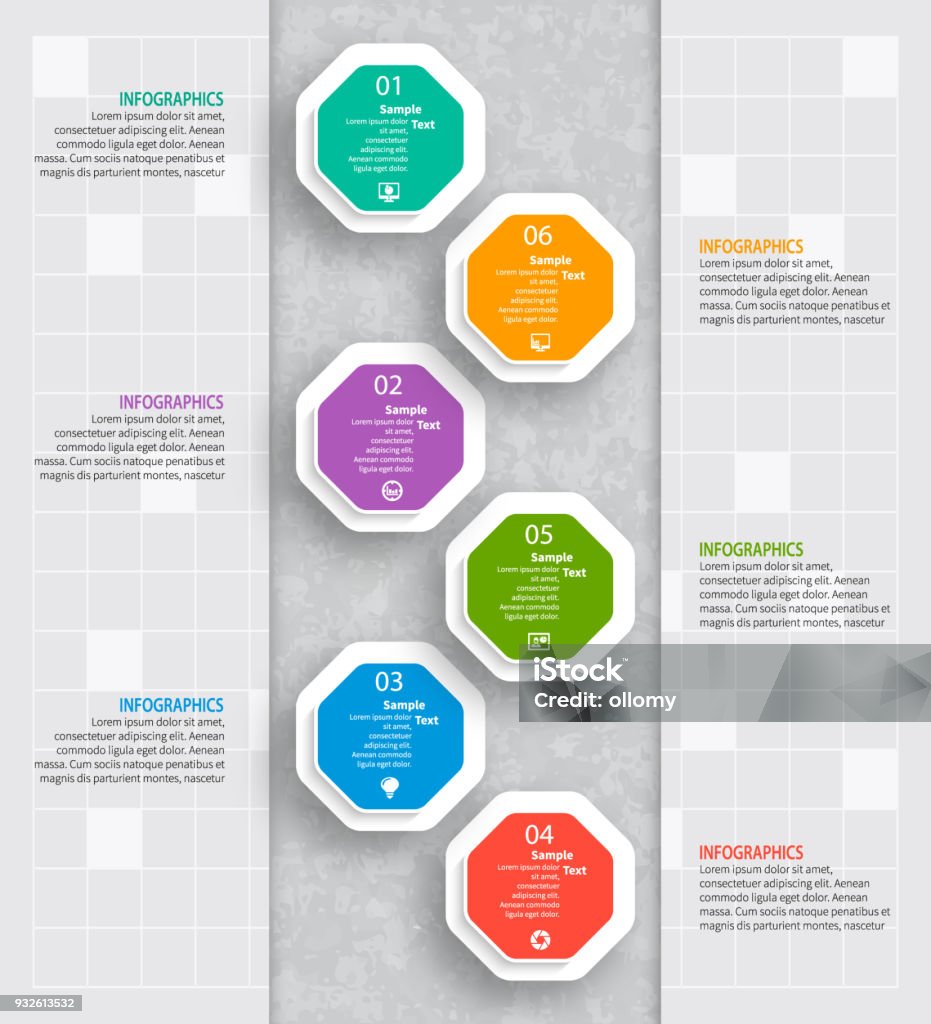 Paper Inforgraphics Abstract 3d Paper Infographics Stock Illustration - Download Image Now ...