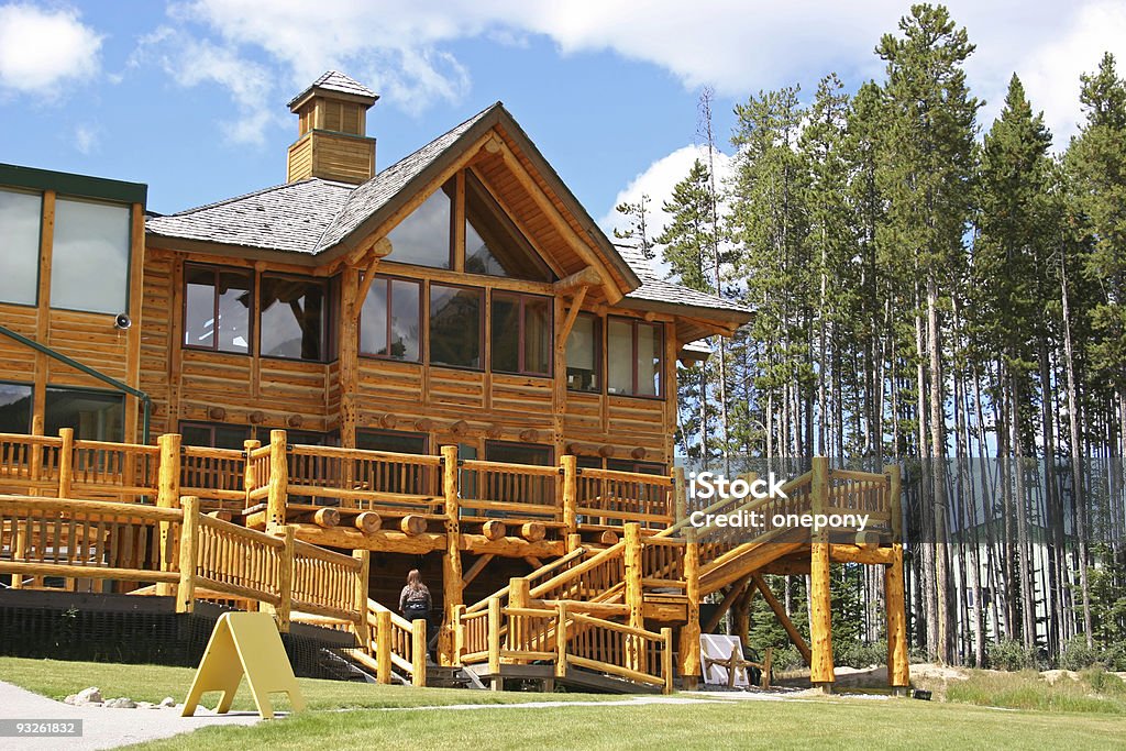 Mountain Lodge - Lizenzfrei Berg Stock-Foto