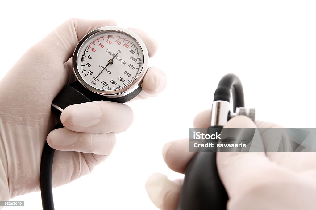 Sphygmomanometer  Blood Pressure Gauge Stock Photo