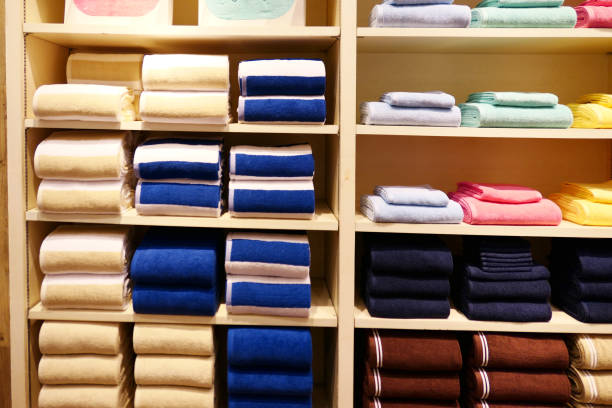 istock Piles of towels 932651152