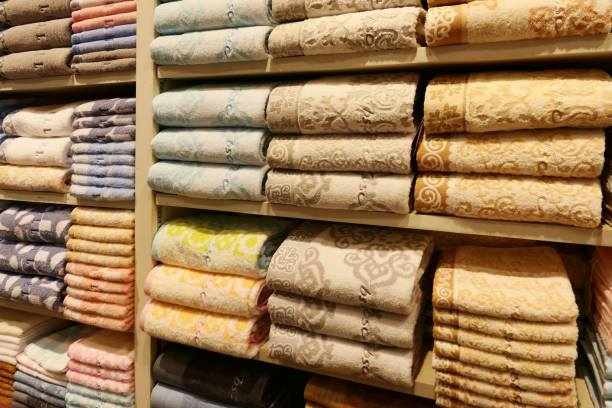 istock Piles of towels 932651156