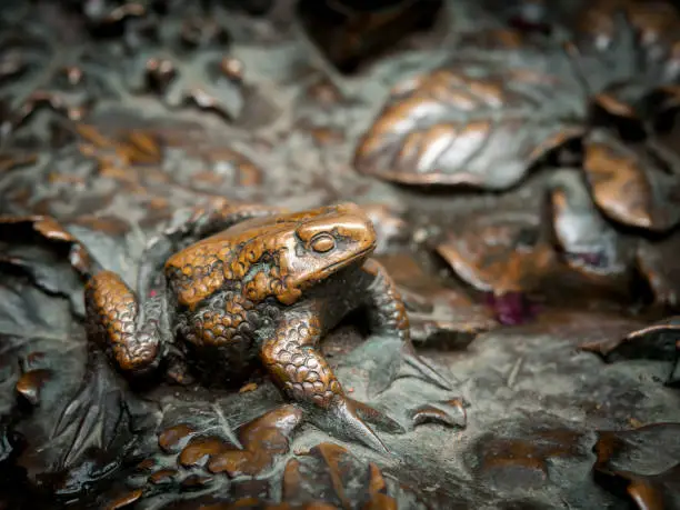 Photo of Toad made of bronze