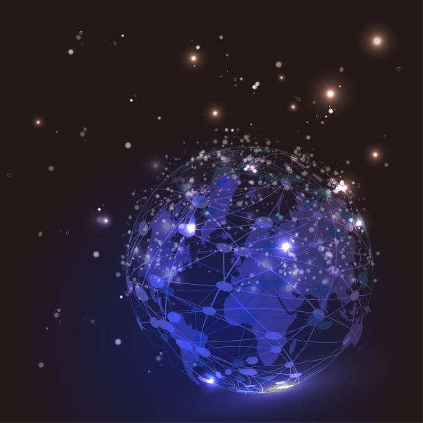 istock World map point and line composition concept of global business. Global network connection. Vector Illustration 932654880