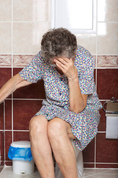 istock Senior woman in her bath room 932658826