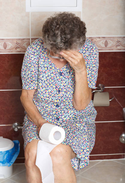 istock Senior woman in her bath room 932661792