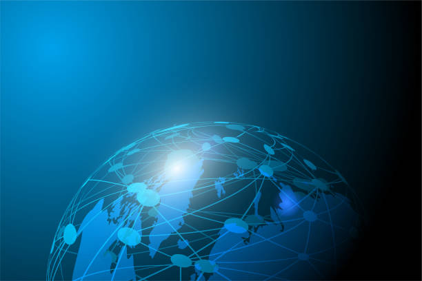istock World map point and line composition concept of global business. Global network connection. Vector Illustration 932661952