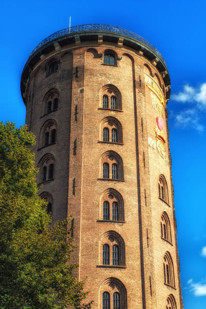 Rundetarn the Round Tower (1642) along Kobmagergade street central Copenhagen Denmark Europe