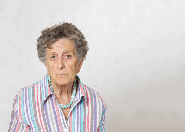 istock Not satisfied old woman between 70 and 80 years old. 932674470