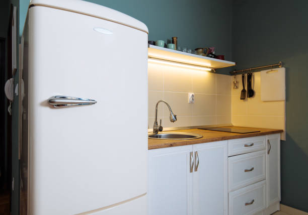 istock Decoration of kitchen in small apartment 932678194