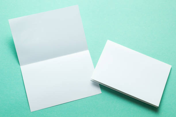 istock Identity design, corporate templates, company style, blank white folding paper flyer 932683566