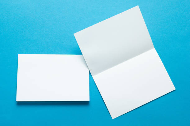 istock Identity design, corporate templates, company style, blank white folding paper flyer 932683680