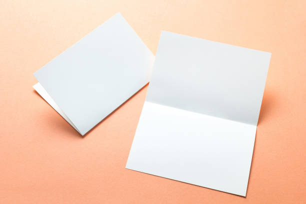 istock Identity design, corporate templates, company style, blank white folding paper flyer 932683686
