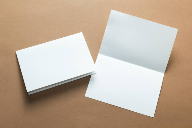 istock Identity design, corporate templates, company style, blank white folding paper flyer 932683716
