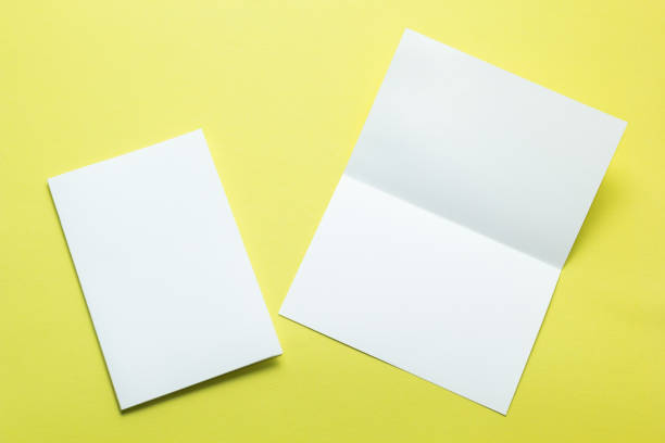 istock Identity design, corporate templates, company style, blank white folding paper flyer 932683762