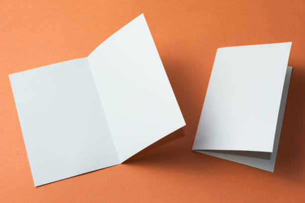 istock Identity design, corporate templates, company style, blank white folding paper flyer 932684290