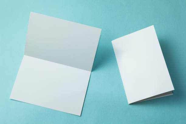 istock Identity design, corporate templates, company style, blank white folding paper flyer 932684372