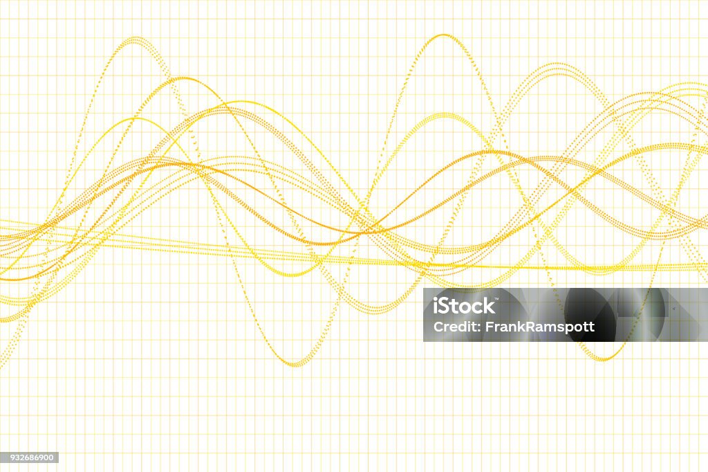 Sunshine Line Pattern Sunshine Vector Wave Dotted Line Pattern Horizontal Stock Illustration ...