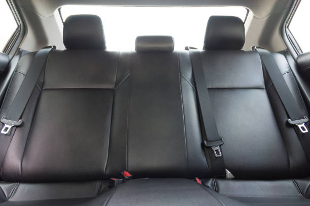 istock Back passenger seats in modern luxury car 932691272