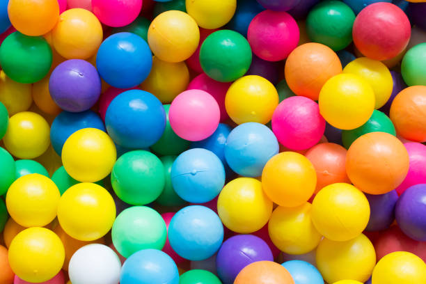 istock colorful plastic balls on children's playground 932691308