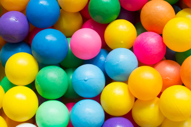 istock colorful plastic balls on children's playground 932691314