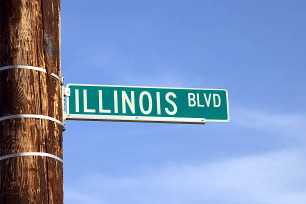istock Illinois Street Sign 93269637
