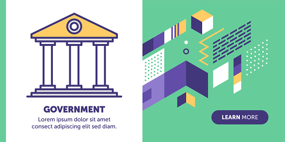 Government Thumbnail Government Banner Stock Illustration - Download Image Now ...